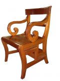 7. Metamorphic library chair/steps. C.1810. Closed.