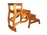 9. Metamorphic library chair/steps. C.1810. Open