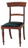 11. Dining chair with horsehair seat. C.1835